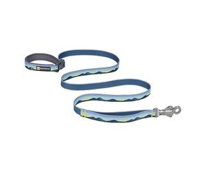 RUFFWEAR Crag Dog Lead, Everyday Dog Leash with Integrated Reflectivity, Comfortable Hand Held or Waist Worn, Lightweight & Portable, Pet Accessories for Walks, 1.8m Long, Alpine Dawn