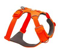 RUFFWEAR Front Range Arnés, Reflectivo con Forma de Y, Ajustable y Confortable arnés Acolchado para el Paseo del Perro, sin tirones, 2 enganches para Correa y Anilla en V, Blaze Orange, L/XL