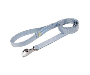 Ruffwear Front Range - Correa para perro de 1,5 m, ligera y fuerte, de punto diseñado, asa suave y flexible con lazo de transporte para bolsas de excrementos de mascotas, color azul polar