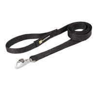 Ruffwear Front Range - Correa para perro de 1,5 m, ligera y fuerte, de punto diseñado, mango suave y flexible con lazo de transporte para bolsas de excrementos de mascotas, color negro obsidiana