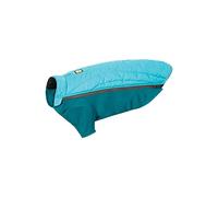 RUFFWEAR Powder Hound - Chaqueta híbrida con aislamiento térmico, resistente al agua para perros, abrigo de invierno para mayor calidez, atolón azul - XL (91-107 cm)
