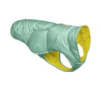Ruffwear Quinzee Chaqueta Impermeable para Perro, Talla S, Verde Roca de río