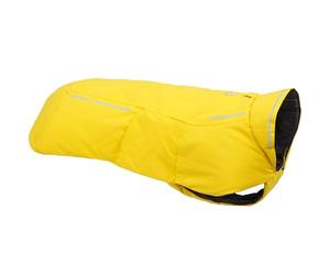 Ruffwear Vert Chaqueta impermeable para perro grande para todo tipo de clima, chaleco ligero resistente a la intemperie y abrigo impermeable de invierno para perro, talla L, amarillo mineral