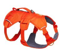 Ruffwear Web Master - Arnés para Perro, arnés Frontal en Y para Perro con asa y Hebilla Mejorada, Ajustable y Ligero para Paseos, antiescape, sin tirones, Transpirable y cómodo, Blaze Orange, M