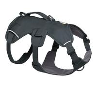 Ruffwear Web Master - Arnés para Perro, arnés Frontal en Y para Perro con asa y Hebilla Mejorada, Ajustable y Ligero para Paseos, antiescape, sin tirones, Transpirable y cómodo, Basalt Gray, L/XL