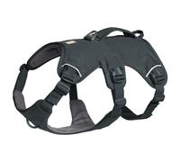 Ruffwear Web Master - Arnés para Perro, arnés Frontal en Y para Perro con asa y Hebilla Mejorada, Ajustable y Ligero para Paseos, antiescape, sin tirones, Transpirable y cómodo, Basalt Gray, XS