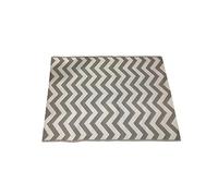 Rufino Díaz Alfombra Exterior Zig Zag Polipropileno (Gris - 120x180cm)