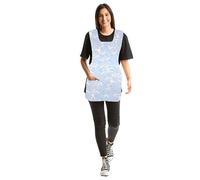 Rufino Díaz Casulla Estola Algodón Estampada Rombo (Azul - Única)