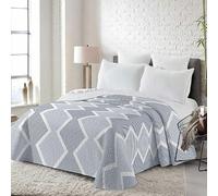 Rufino Díaz Colcha Bouti Termosellada Estampada Reversible Paula (Azul - 90 cm) - para una sensación acogedora y de Confort - Tejido Suave, Agradable y Resistente