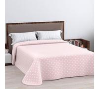 Rufino Díaz Colcha Bouti Verano Reversible Elsa (Nude - 150 cm) - para una sensación acogedora y de Confort - Tejido Suave, Agradable y Resistente