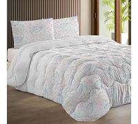 Rufino Díaz Edredón Invierno 450 gr Estampado Alicante (Gris 08-150 cm) - Otoño/Invierno - Suave y cálido para tu Descanso