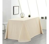 Rufino Díaz Falda Camilla Rectangular Loneta Danubio (Natural - 70x110cm) - Tejido Resistente y Agradable al Tacto Decorar y Proteger tu Mesa