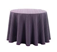 Rufino Díaz Falda Camilla Redonda Loneta Ávila (Lila - 80cm) - Tejido Resistente y Agradable al Tacto Decorar y Proteger tu Mesa