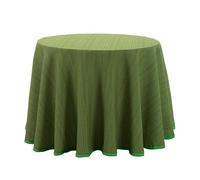 Rufino Díaz Falda Camilla Redonda Loneta Ávila (Pistacho - 110cm) - Tejido Resistente y Agradable al Tacto Decorar y Proteger tu Mesa
