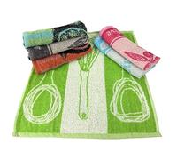 Rufino Díaz Pack 6 Paños Cocina Rizo Algodón del Nilo Surtido (50x50cm) - Súper Absorbente, Tacto Suave y Resistente