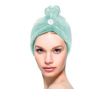 Rufino Díaz Toalla Turbante Microfibra Súper Absorbente (Aguamarina)