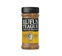 Rufus Teague Chick N Rub 176g - Rub BBQ para pollo y aves - Mezcla ahumada con ajo, hierbas y pimentón - Para grill, sartén o ahumador - Accesorio para barbacoa