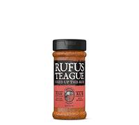Rufus Teague Fish Rub 193g - Rub BBQ con hierbas y limón para pescado y mariscos - Sabor ligeramente ahumado - Ideal para sartén, grill o ahumador - Regalo para fanáticos del BBQ