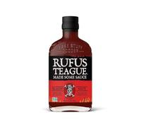 Rufus Teague Salsa BBQ Blazin’ Hot 432g - Salsa barbacoa ahumada y picante con chile - Para alitas, costillas y hamburguesas - Regalo picante para hombres