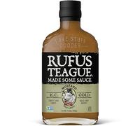 Rufus Teague Salsa BBQ KC Gold Mustard 403g - Salsa BBQ de mostaza ahumada con miel y especias - Para pulled pork, hamburguesas y costillas - Set de salsas BBQ