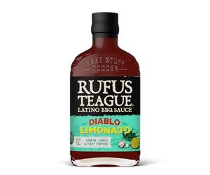 Rufus Teague Salsa Diablo Limonajo 396g - Salsa BBQ picante con lima, jalapeño y chile - Para tacos, costillas y pollo - Regalo original y picante para parrilla