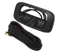 Rufutle Camara Marcha Atras Coche para Chevy Silverado, para GMC Sierra, Juego de cámara de visión Trasera para portón Trasero, manija de Cierre del portón Trasero con cámara Negra 15228539