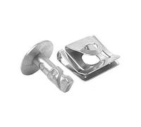 Rufutle Grapas Coche para Audi A3 A4 B6 B7 A6 A8 TT, 20 Piezas de Clips para Tapa de Caja de Cambios y Motor, Tornillo Protector contra Salpicaduras de carrocería y Bandeja Inferior
