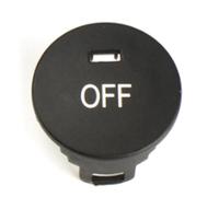 Rufutle Interruptor Botonera para BMW Serie 5 E60 E61, botón de Interruptor del Panel del Aire Acondicionado, Perilla de Control Central, Cubierta apagada 61319250196