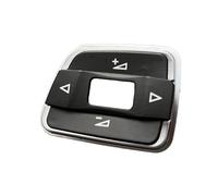 Rufutle Interruptor Botonera para VW Golf 6 MK6 GTI Scirocco, Tapa de Cubierta de botón de Control de Interruptor de Volante Multifuncional