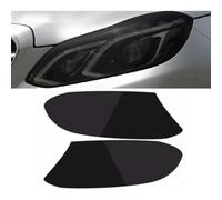 Rufutle Láminas para Faros para Mercedes Benz Clase E W213 2017-2020, película Tintada para Faros Delanteros de Coche, Pegatina de TPU Transparente, Color Negro