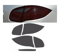 Rufutle Láminas para Faros para Porsche Cayenne 2011-2014, película Tintada para Faros Delanteros de Coche, película para Luces traseras, Pegatina de TPU Transparente Negra