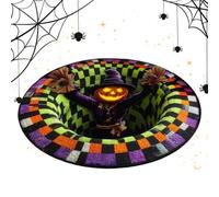 Rug Optical Illusion 23.62 Inch - Halloween Soft Seasonal Decorative Carpet