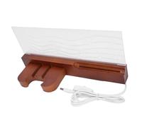 Rugador de Guitarra con Soporte de Pick, Luces LED, Patrón de Notas Musicales para Guitarristas Masculinos Guitarristas Músicos