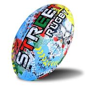 RUGBIER - Balón de Entrenamiento para Rugby - Talla 5 Training - Alta Gama - Entrenamiento y Juego - Categorías Masculinas y Equipos Senior - Street Graffiti