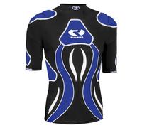 Rugbier - Hombrera de Rugby Profesional para Hombres - Hombrera Vulcano - Protección de Rugby Acolchada - Categorías Masculinas - Modelo Vulcano Azul/Negro. Talla S