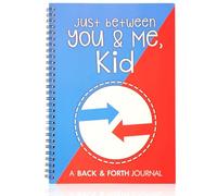 RUGBOL EspañolJust Between You And Me Kid, Diario para niños Happy Self Journal 3-6confident Me Journal Big Life Journal para niños de 7 a 10 años (rojo y azul)