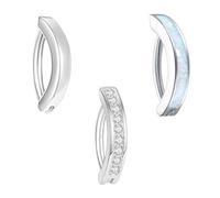 RUGBOL Piercing de ombligo de titanio de acero inoxidable para mujeres y niñas, Metal