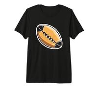 Rugby Ball Graphic Team Sports Camiseta Premium