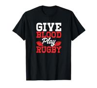 Rugby Give Blood Jugar Rugby Camiseta