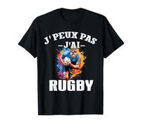 Rugby Humor Je Peux Pas J'Ai Rugby Humor Rugby Camiseta
