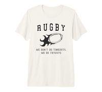 Rugby: No Hacemos Tiempos de Espera, Hacemos Pruebas Camiseta Premium