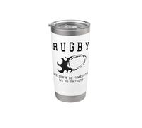 Rugby: No hacemos tiempos de espera, hacemos pruebas Vaso térmico de acero inoxidable de doble pared