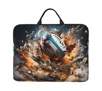 Rugby On Fire - Bolsa para portátil de 14 pulgadas con forro a prueba de golpes y diseño portátil, adecuada para negocios y uso diario.