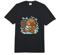 Rugby Ornitorrinco Runner Cartoon Comfort Colors Adult Heavyweight T-Shirt
