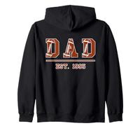Rugby Papá Desde 1995 Cumpleaños Día del Padre Vintage Sudadera con Capucha