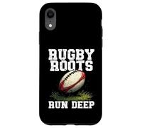 Rugby Roots Run Deep Rugby Sport para Hombre Carcasa para iPhone XR