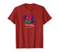 Rugby Rosas Rojas Rojas Camiseta