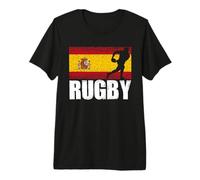 Rugby Sport, Bandera de España, Jugador de Rugby español Camiseta Premium