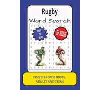 Rugby Word Search: Word Search with Easy to Read Print about Rugby, Puzzle Book, Brain Games, Team, Competition, Players : 6x9 inches: ... (Sports and Activities Word Search Book)