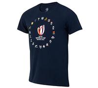Rugby World Cup - Camiseta de 20 naciones (colección oficial de la Copa del Mundo de Rugby 2023), talla M